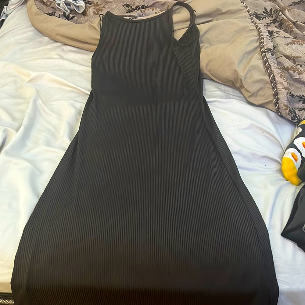 black maxi dress, size medium